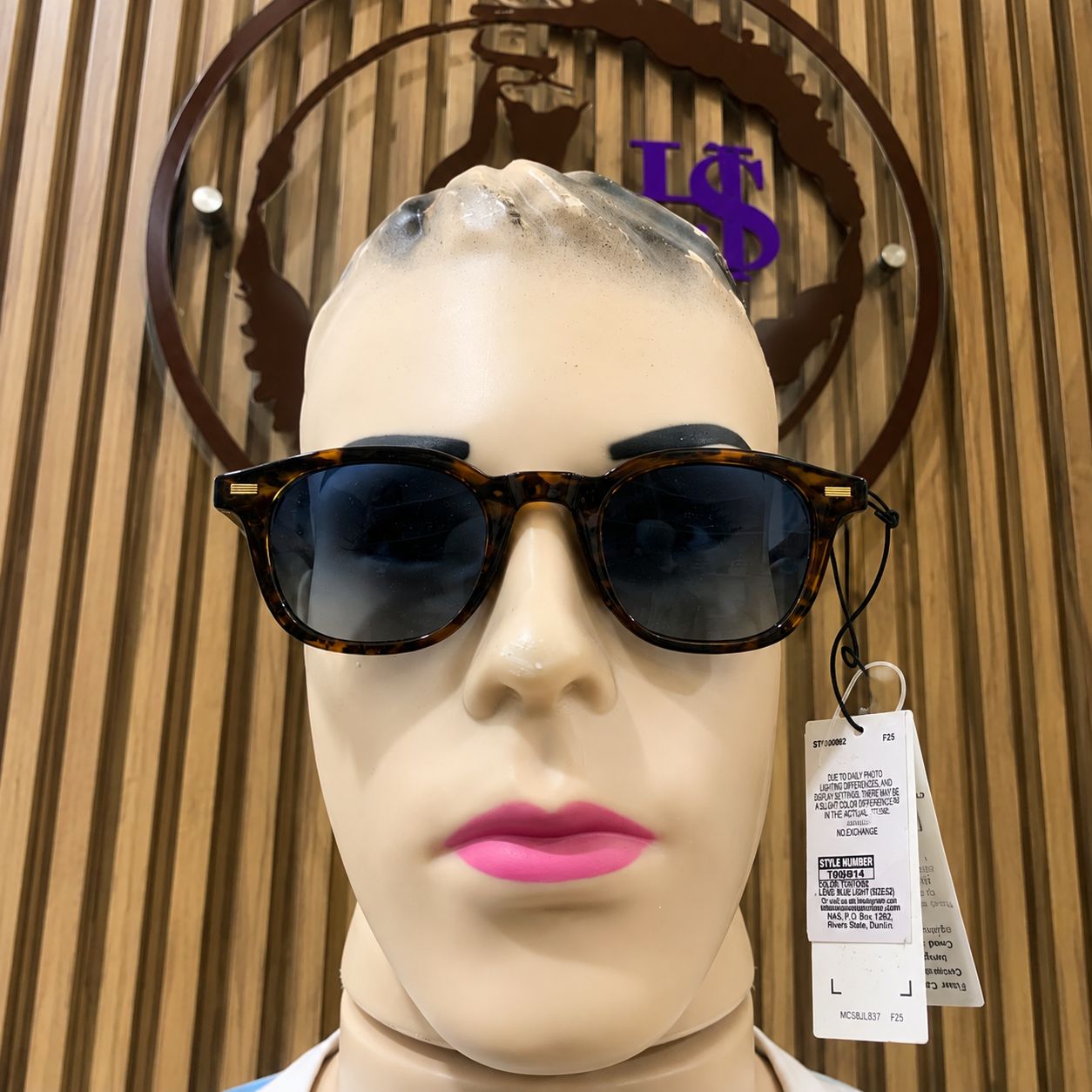 Designer glases with blue shade  lens