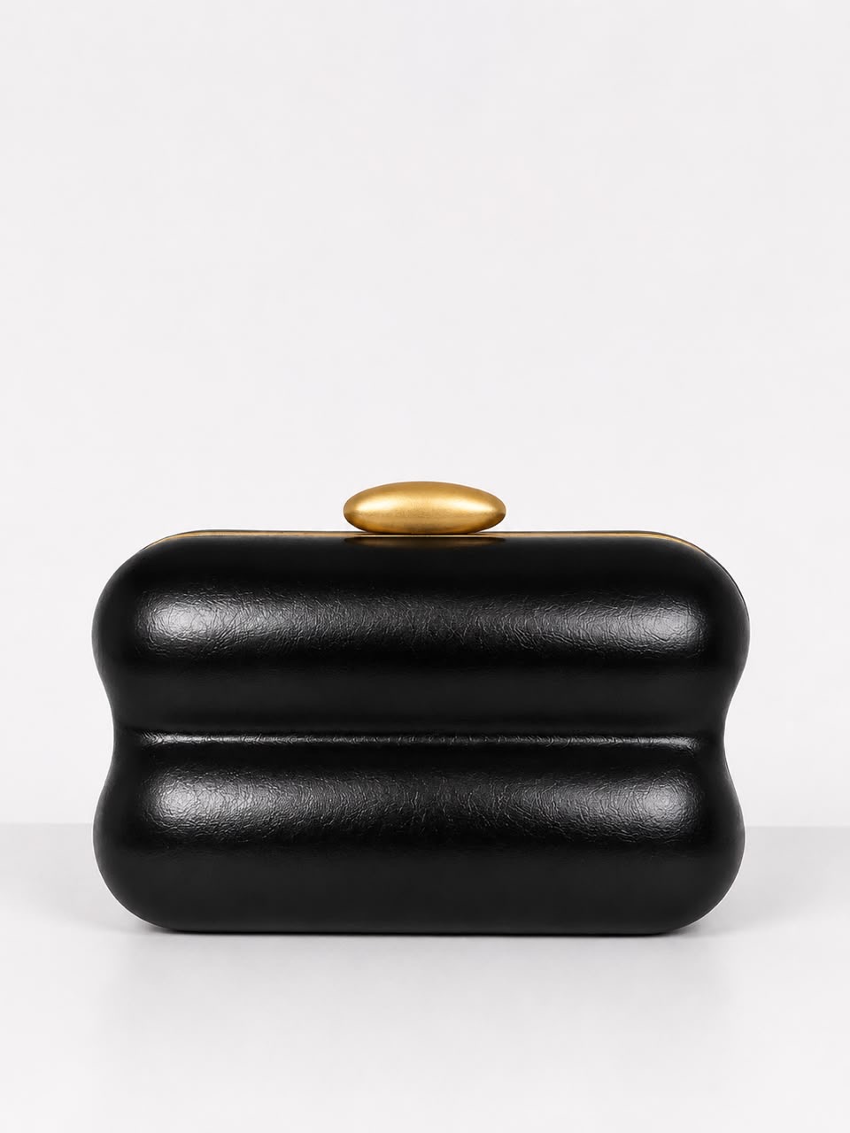 Black Quilted Clutch