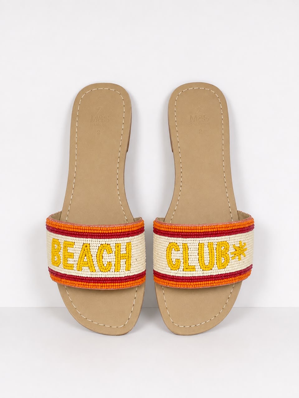 Beach Club Beaded Sandals