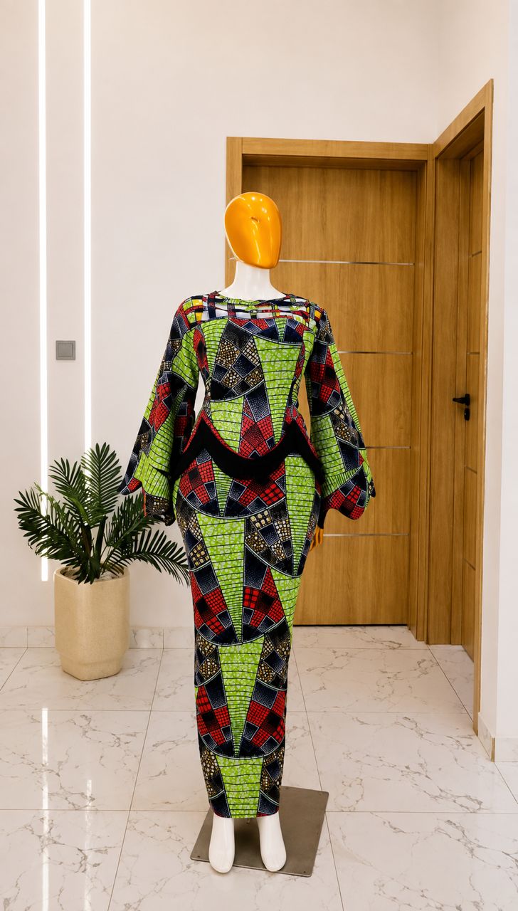 Ankara Peplum Set