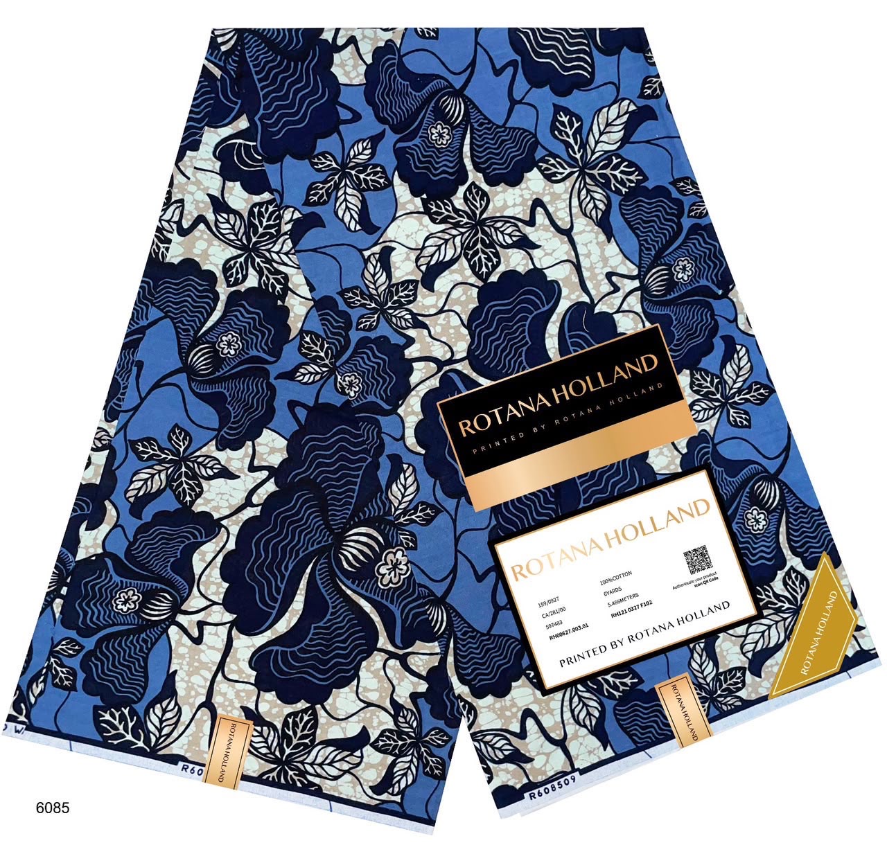 Rotana Holland Blue Floral Ankara