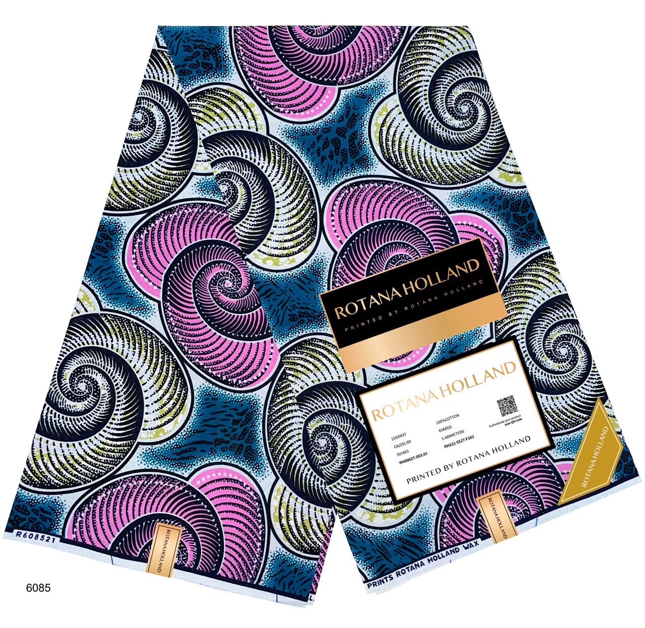 Rotana Holland Teal Spiral Ankara